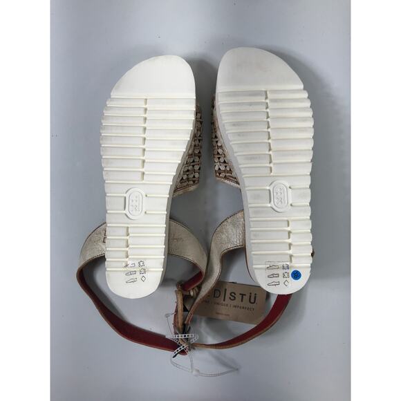 BEDSTU Brisa Sandals Leather Platform Almond Ankle Strap Shoe Handmade 8 NWT - Picture 14 of 14
